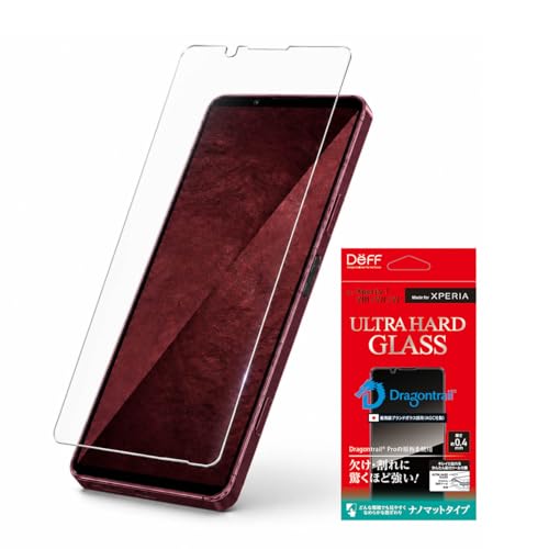 Deff �f�B�[�t Xperia�p AGC�А� �K���X�t�B���� ���d �ی� �t�B���� �S�ʕی� Ultra Hard �i�m�}�b�g (Xperia1VIII/1VII/1VI�p)