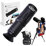 【雑誌掲載モデル・推し活専用10倍】単眼鏡 スマホ 対応 望遠鏡 軽量96g 小型 フェス ライブ 双眼鏡 より軽い BAK4 望遠レンズ ケース付 コンサート 運動会 ブラック Ｃｏ－Ｇｏｏｄｓ（コーグッズ）