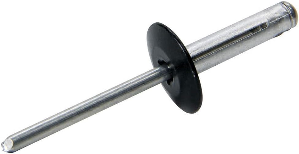 Allstar Performance Lg Hd Rivet 250Pk Black Flange Type Alum Mandrel
