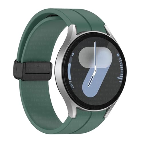Bracelet en silicone pour Samsung Galaxy Watch 6/5/4 boucle magnetique