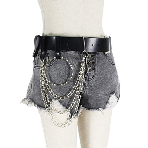 Familyhouse Womens PU Leather Punk Tassel Waist Harness Body Leather Belt Waist Cage4
