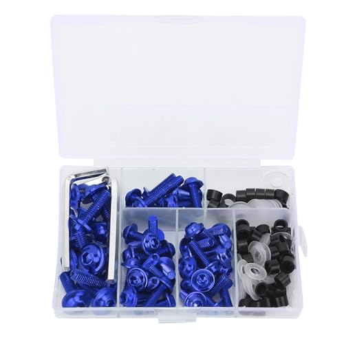 Vis carénage perdues ? Kit 158 boulons fixation universels moto pour réparer
