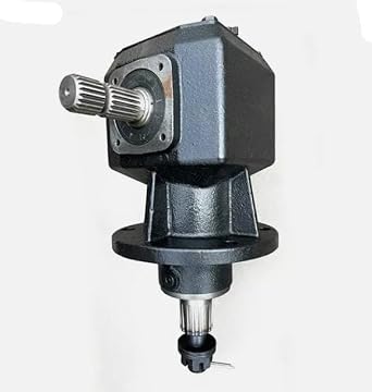 New Replacement Gearbox Compatible Replacement for John Deere AFH216263, Fits MX5 and MX6 Rotary Cutters. Direct Bolt On Replacement for The Late Model Gearbox with a Castle nut Mounted Stump Jumper.