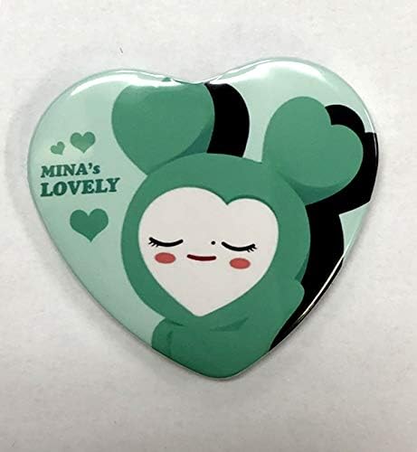 Amazon Twice トゥワイス ラブリー ハート型缶バッチ ミナ アイドル 芸能人グッズ 通販
