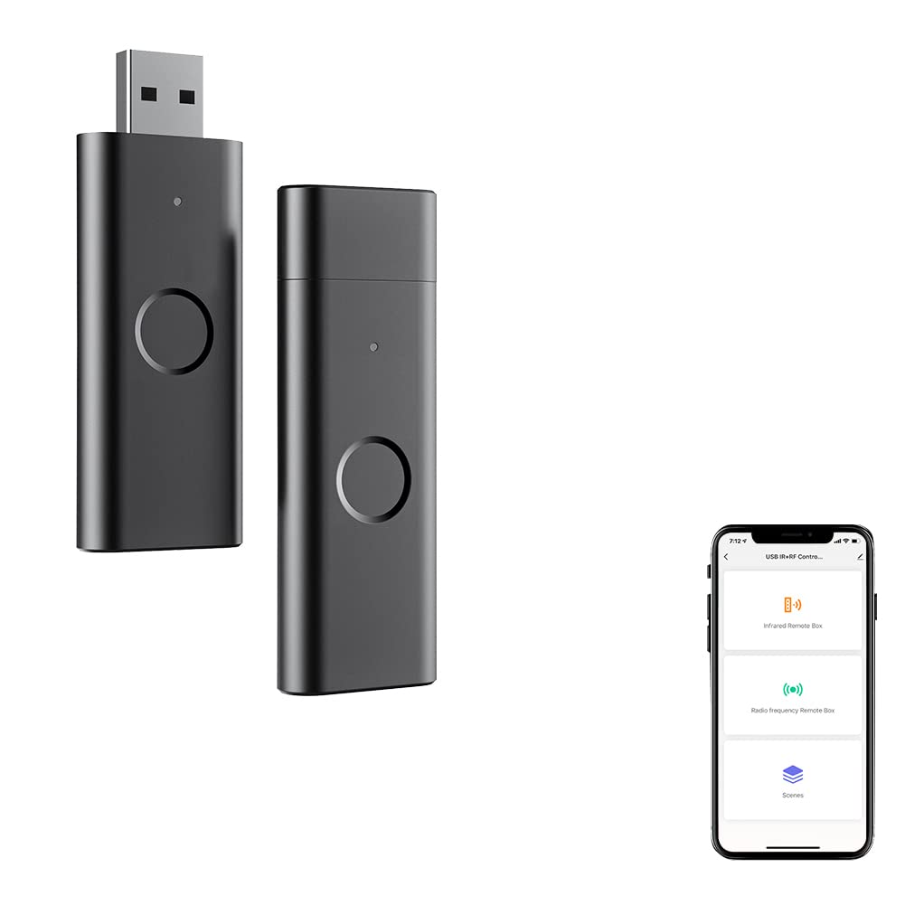 Tuya Controlador USB Control remoto infrarrojo Radiofrecuencia Control remoto IR+RF+WiFi Dispositivo de control de distancia para Alexa