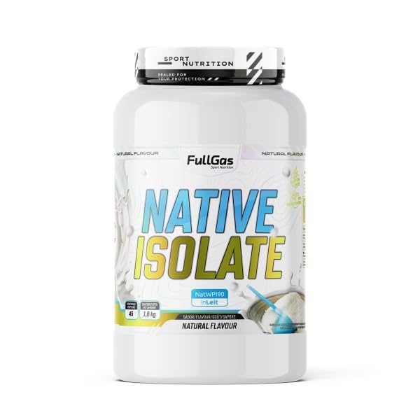 Native Isolate - Proteína nativa aislada sabor natural - 1,8kg - Fullgas