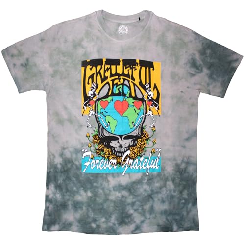 T-shirt Grateful Dead Forever Grateful tie-dye vintage pour fan de rock hippie