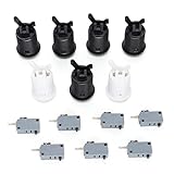 [Options multi-colorants] Obtenez 5 boutons noirs et 2 blancs pour l'adaptation. Chaque bouton contient un micro-interrupteur et un fil de bouton pour l'intégration transparente.