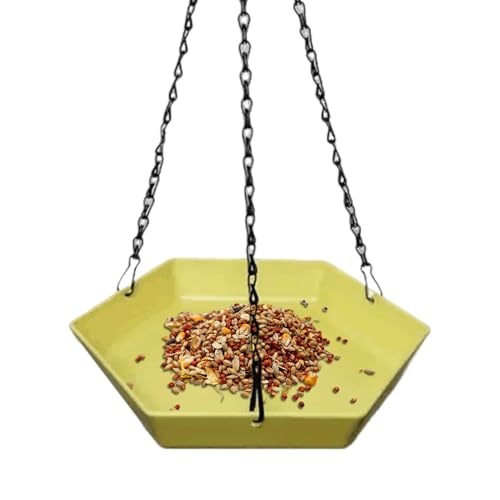 Lnhgh Aves Al Aire Libre Suspendable,Bebedero Aves Exterior | Cuenco Decorativo para Observación Balcón Parque Terraza Jardín