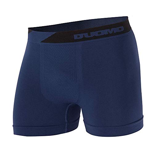 Kit 4 Cuecas Boxer Microfibra, Duomo, Masculino, Azul, M