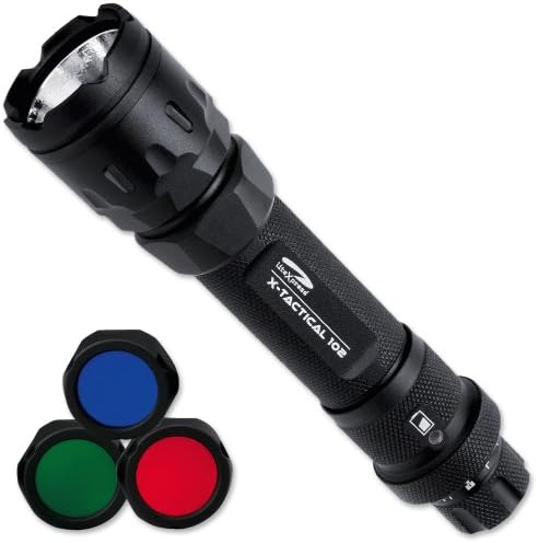LiteXpress LXL440001 Led Aluminium Flashlight X-Tactical 102 with 2x CR123A/ 174 Lumens (ANSI)