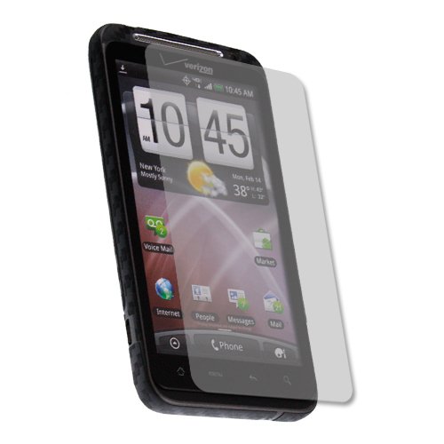 Htc Thunderbolt Screen Protector + Carbon Fiber Full Body, Skinomi Techskin Carbon Fiber Skin For Htc Thunderbolt With Anti-Bubble Clear Film Screen #TOP29