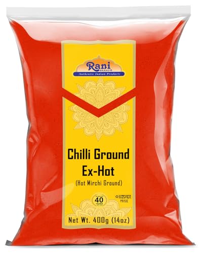 Rani Extra Hot Chilli Powder Indian Spice 16oz (1lb) 454g PET Jar ~ All Natural | Salt-Free | Vegan | No Colors | Gluten Friendly | NON-GMO | Kosher | Indian Origin