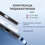 BelleVive 5-pak pyłoszczelnych naklejek siatkowych do iPhone 16 Pro / 16 Pro Max, zintegrowana ochrona głośnika i portu ładowania, ochrona przed kurzem, siatka na głośnik słuchawki, kolor czarny