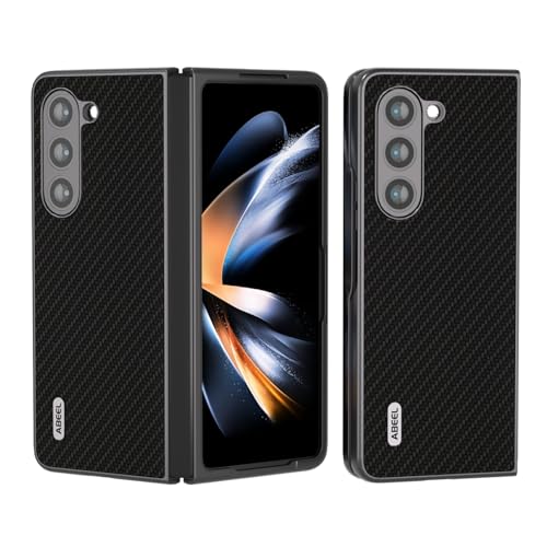 Samsung Galaxy Z Fold 6 �P�[�X�Ή��A�J�[�{���t�@�C�o�[�e�N�X�`���n�[�h�o�b�N�J�o�[�ی�d�b�P�[�X�X�����t�H�[���h�P�[�X�����h�~�J�o�[ Samsung Galaxy Z Fold 6 �Ή�(Black)