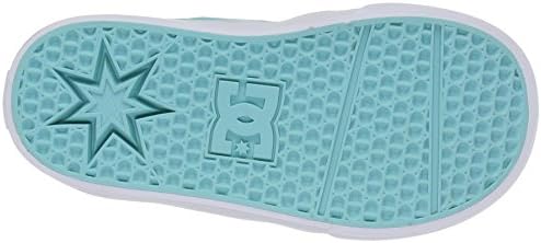 DC Baby Girls Trase Slip Sneaker, Aqua, 10 Infant | Image 3