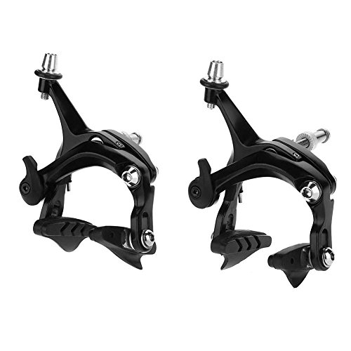 Road ycle Brake Caliper Set, 1 Pair Caliper Bike Brake V Shape Mechanical Dualpivot Brake Set Repair Parts Accessory Bike C Brake Kit Bike Rim Brakes