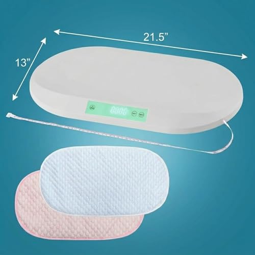 Image of Smart Weigh Baby & Pet Scale, 88 lb Capacity, Multi-Unit Hold LCD Display