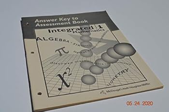 Paperback Answer Key to Assessment Book: Integrated Mathematics 1 Book