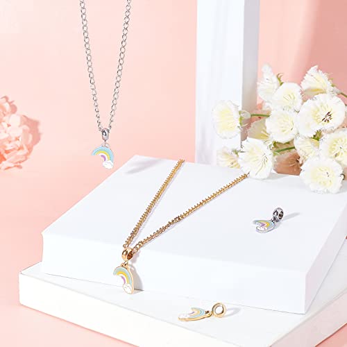 UNICRAFTALE 4Pcs 2 Colori Ciondoli Arcobaleno