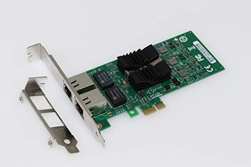 Intel 82576 Chip 1.25G Dual RJ45 Portas de cobre PCI-E Express 2.0 X1 Gigabit Ethernet Adaptador de