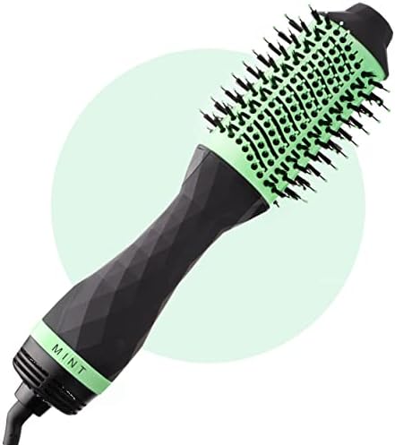 Professional Series 5-in-1 Blow Dryer Brush Hair Styler by MINT | Powerful Frizz-Eliminating Ionic Hair Dryer Brush | Blowout Brush Straightens & Smooths | Hot Air Brush Volumizer for Fine/Thick Hair