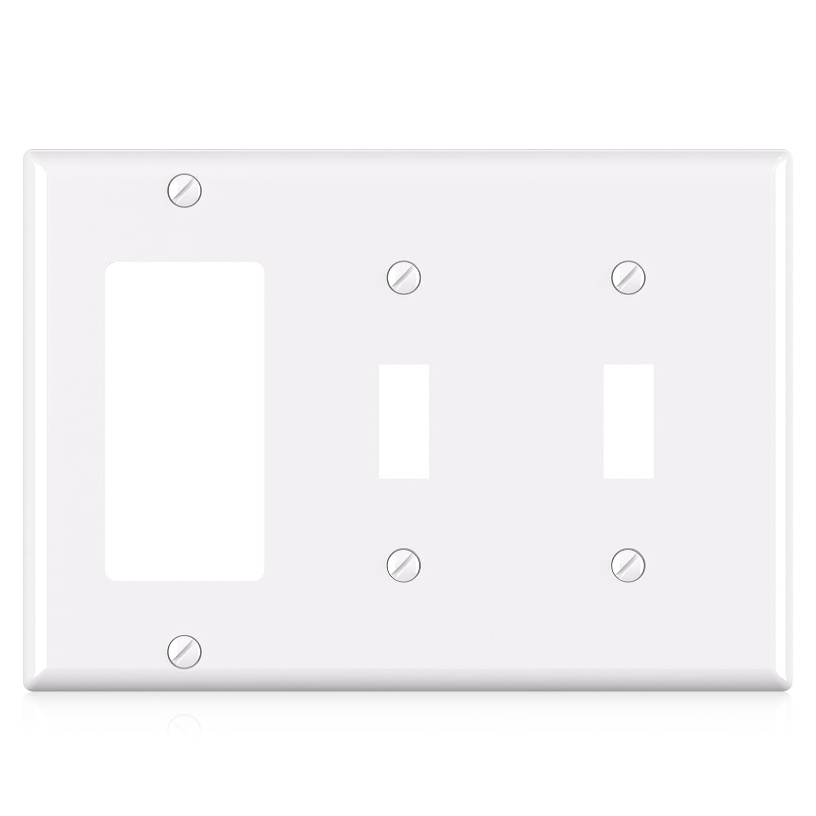 3-Gang Wall Plate - Switch & Outlet Combo -11 3-Gang Wall Plate - Switch & Outlet Combo -11