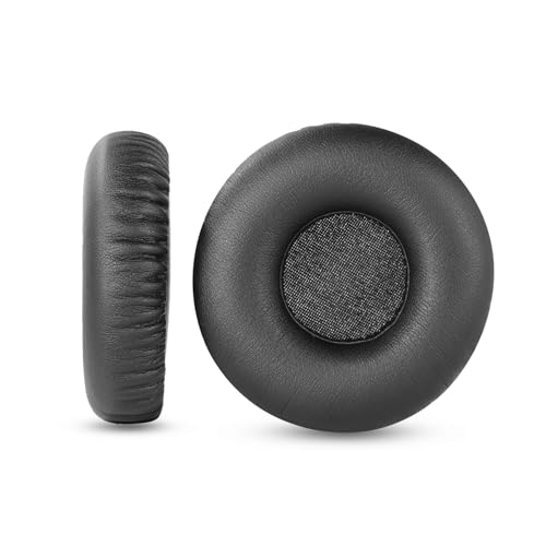 Almohadillas de repuesto para auriculares Sony MDR-ZX110NC, cubiertas de cuero proteínico y espuma viscoelástica, color negro miniatura 3