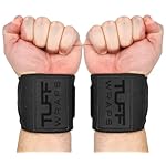 TuffWraps 16" Wrist Wraps: No Thumb Loops, Quality Gym Wrist Wraps for Weightlifting, Bench Press, Powerlifting, and Cross-Training—Try The Belt Loop Tightening System