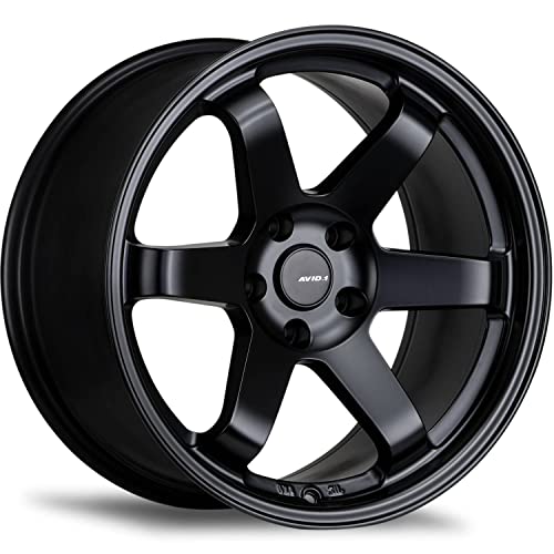 AVID.1 AV-06 Custom Wheel - 18x9.5, 38 Offset, 5x100 Bolt Pattern, 73.1mm Hub - Black Rim