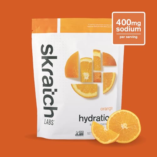 Skratch Labs Hydration Powder | Sport Drink Mix | Electrolytes Powder for Exercise, Endurance, and Performance | Orange | 20 Servings | Non-GMO, Vegan, Kosher