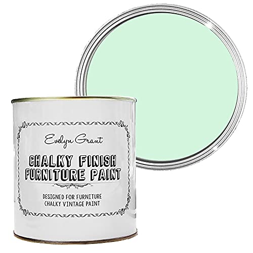 Evelyn Grant Chalky Finish Furniture Paint 1L (Green Shimmer)