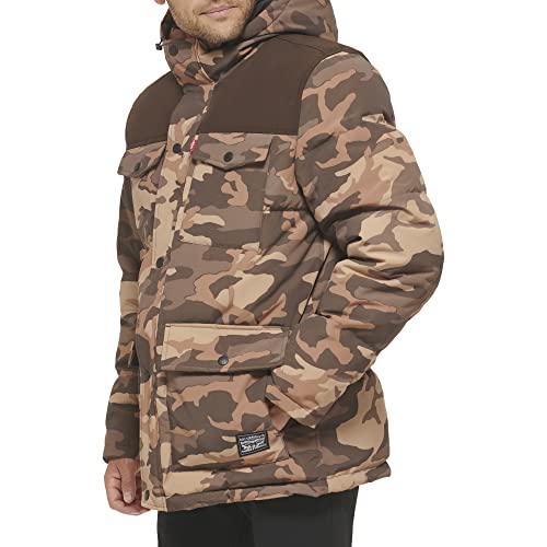 Image of Levi's Men's Arctic Cloth Quilted Performance Parka