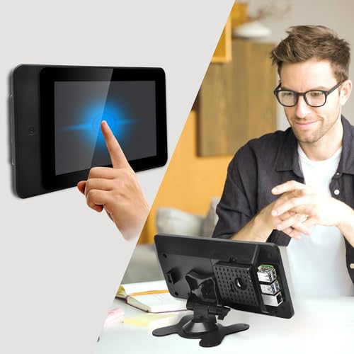 Image of OSOYOO PiStudio Case with 7-inch IPS DSI V4.0 Touch Screen: A Comprehensive Touchscreen Solution for Raspberry Pi 5 4 3 2 Projects