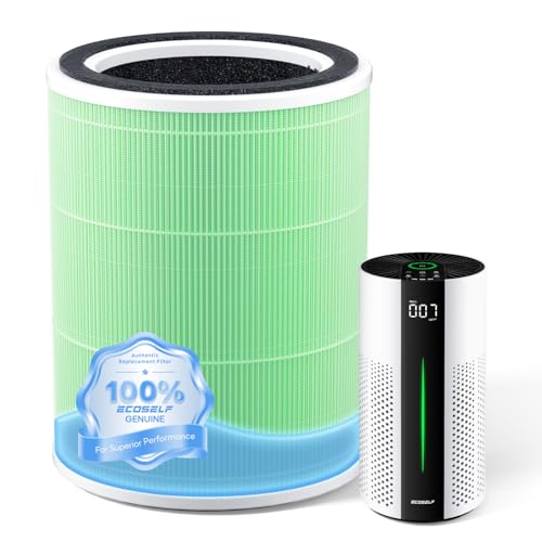Image of Genuine Replacement Air Purifier Bacterial Absorption Filter for HAP609 Air Purifier Filter, 3-Stage Filtration Repacement for High-Efficient Filtration, 1 Pack, Green