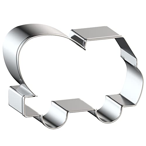 Cement Mixer Truck Cookie Cutter Set - 5 Inch, 4 Inch, 3 Inch, 2 Inch - 4 Piece Construction Truck Vehicles/Machines Cookie Cutters Shapes - Stainelss Steel #TOP3