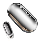 Mech Egg Fidget Slider Metal Fidget Toys EDC Clicky Slider Fidget Egg Sensory for Office Executive Desk Adults Relieve Stress ADHD/Autism (Silver)