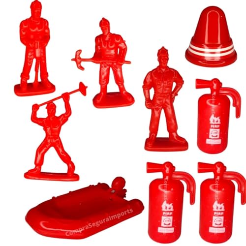 Europio - Coleção De Carrinhos De Bombeiro Fricção Caminhão Brinquedo