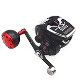 2021 New Baitcasting Reel with Line Counter- with LCD Digital Display Line Counter,Over 18lbs Drag Force,9 Gears Magnetic Brake,8.0:1 Gear Ratio,Carbon Steel Bearing,Line Counter Reel (Right Hand)