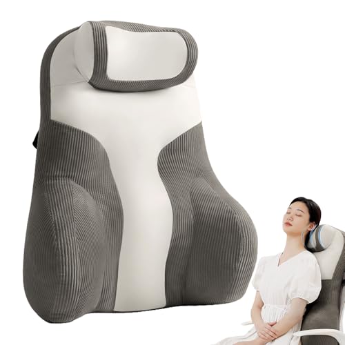 Almohada De Apoyo Para La Espalda Con Brazos: Almohada De Cama Para Leer, 60x42x20 Cm, Almohadas Ergonómicas Y Cómodas Para Brazos De Soporte Lumbar, Almohadas Para La Espalda Y El Cuello Para El Sofá