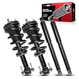 Torchbeam Front Rear Struts Shocks Complete Assembly & Coil Spring Compatible with Silverado 1500 2007-2013, GMC Sierra 1500 2007-2013, OE# 139105 * 2/911533 * 2,4pcs