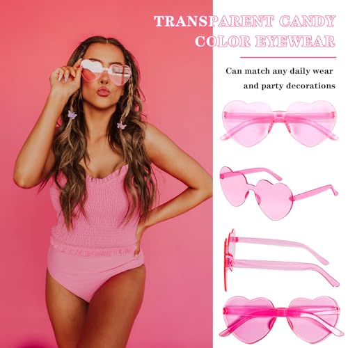 SUNOVELTIES 8/16/24 Mixed Style Rimless Sunglasses Colored Party Glasses Rimless Bachelor Photoshoot Costume Accessories4