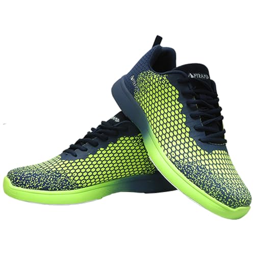 Image of Pyramid Men's Path Lite Seamless Mesh Bowling Shoes - Lightweight Seamless Design, Athletic Fit, Breathable Knit Upper, Universal Slide Soles