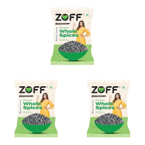 Image of Zoff Kala Jeera /Black Cumin Seeds Premium Spice For Cooking & Wellness - 100% Pure & Natural - 50 Gram (Pack of 3)