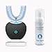 Automatic Ultrasonic Toothbrush, 360 Auto Sonic Brush, Teeth whitening Brush with Timer & Wireless Charging 360° Ultrasonic Electric Toothbrush for Adult (Black)