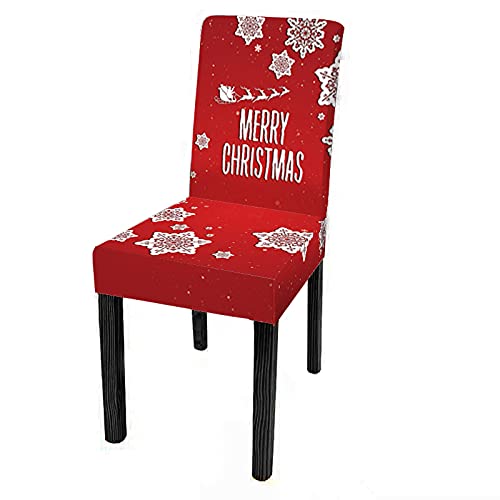 XMNTG Set of 6 Merry Christmas Newest Christmas Chair Slipcovers