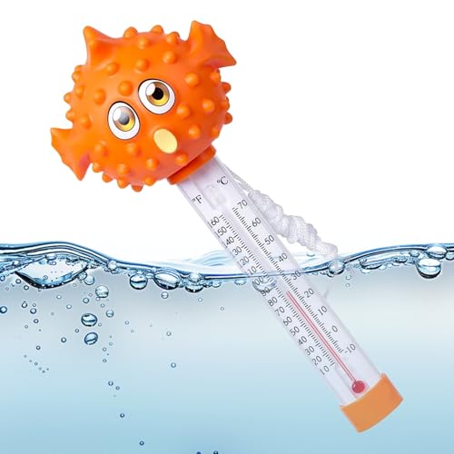 Rrlihjgu Medidor de temperatura de la piscina | Dibujos animados Bath Temp Learge | Dispositivo de temperatura flotante a prueba de golpes para bañera de hidromasaje natación Acuario