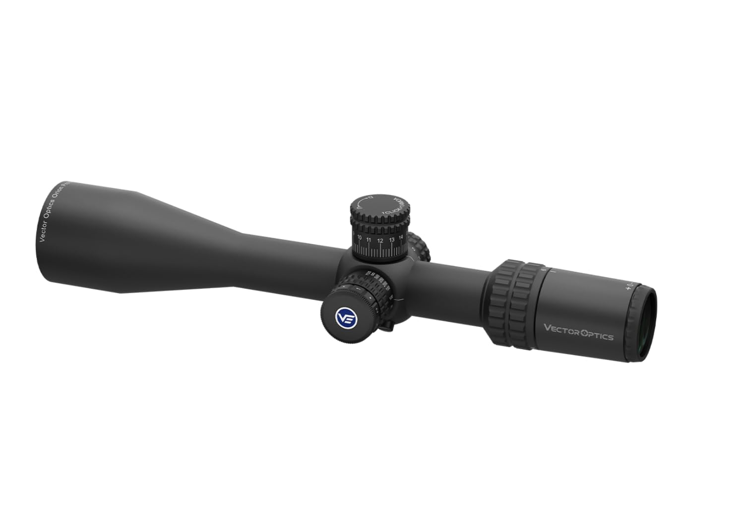 ORION PRO MAX 6-24X50 FFP 30mm Side Focus Zero Stop Rifle Scope with weaver/picatinny mounts, sunshade, flip up lens caps