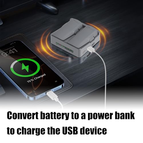Hub de charge batterie drone double emplacement compact en ABS