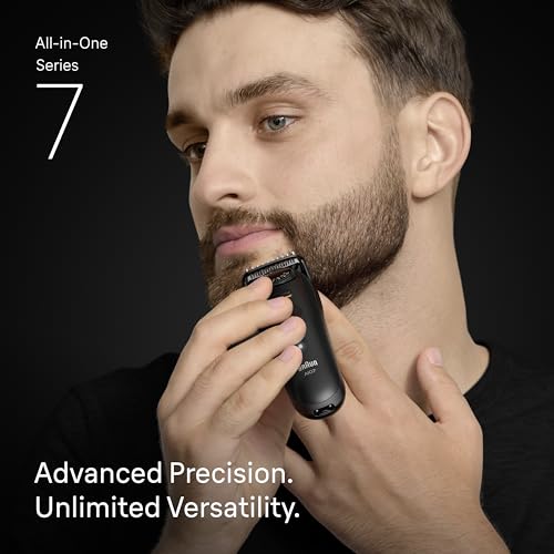 Braun Series 7 All-in-One Beard & Body Grooming Kit for Men, Cordless Trimmer, Hair Clippers & Shaver for Face, Hair & Body with Gillette ProGlide Razor, AIO 7530 - image 8